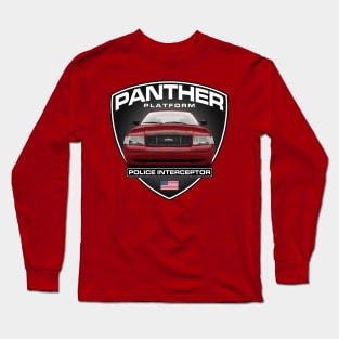 Panther Platform - Crown Victoria (Transparent) Long Sleeve T-Shirt